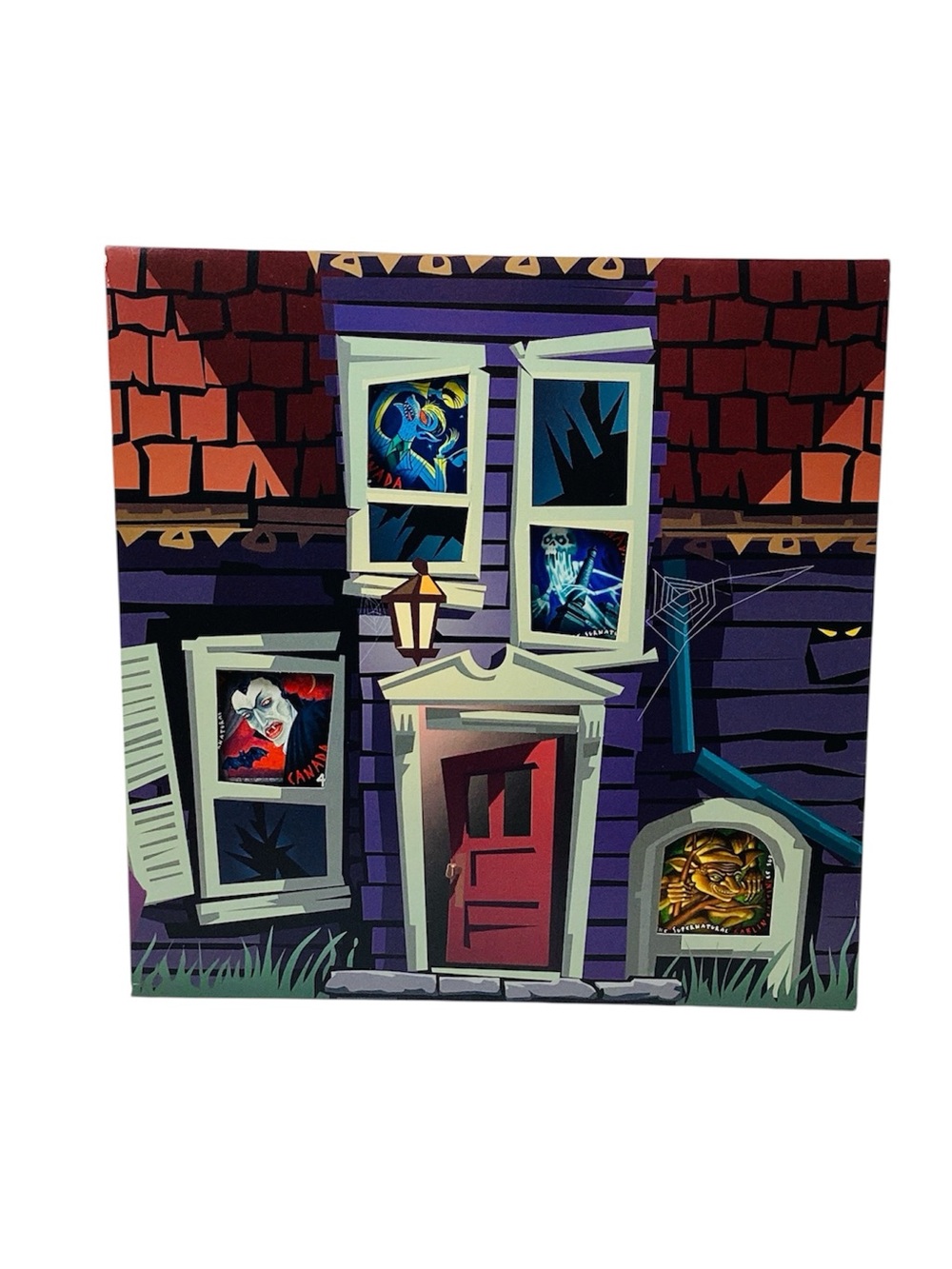 🐷 Canada Post The Haunted Stamp House Miniature Pane